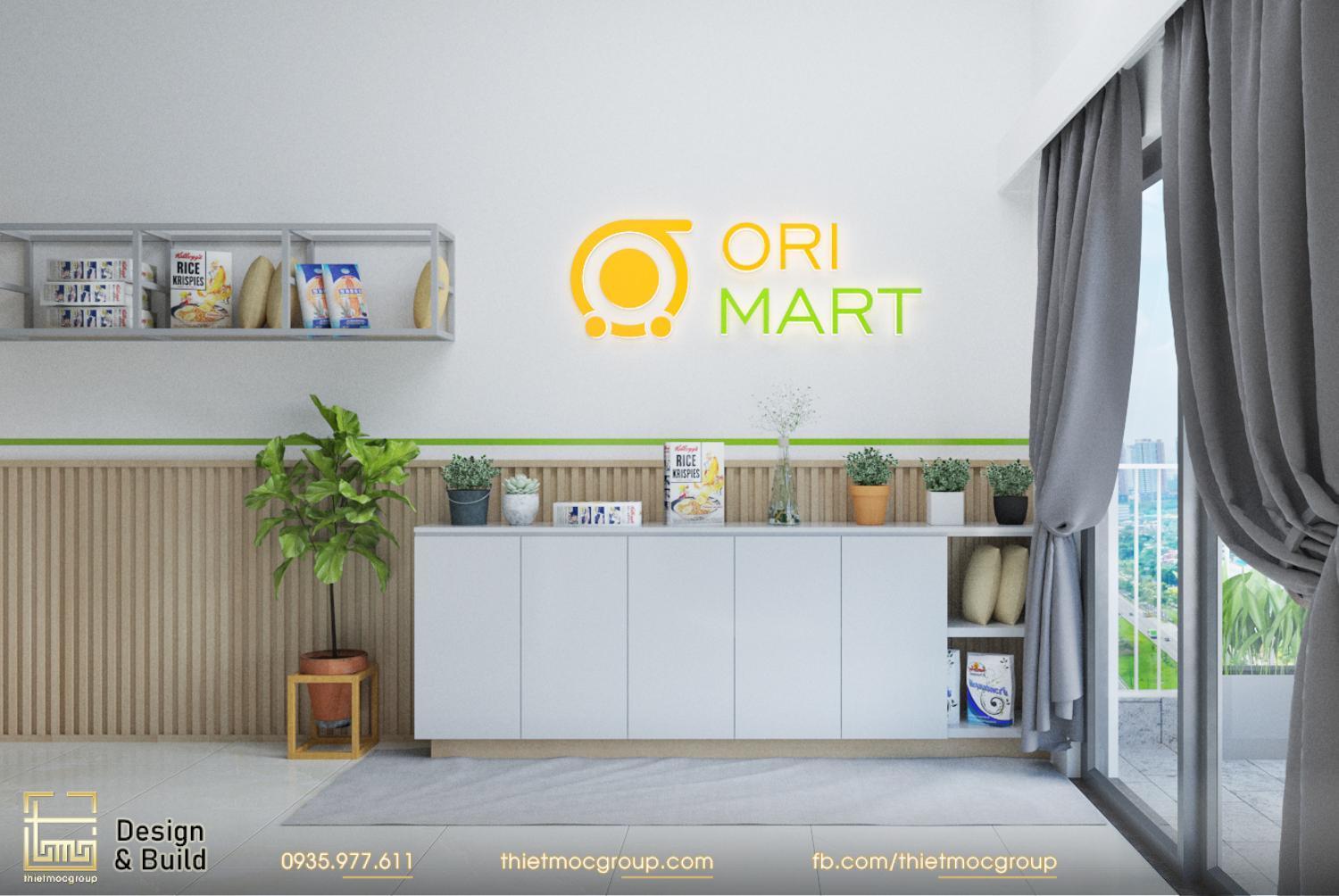 Thiết kế phòng livestream sản phẩm Orimart