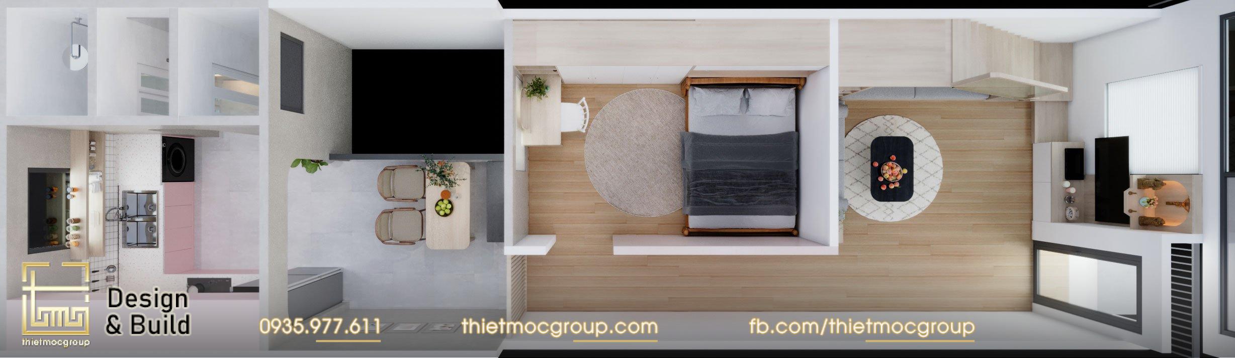 CẢI TẠO CĂN HỘ CHUNG CƯ CŨ QUẬN 3 8 15