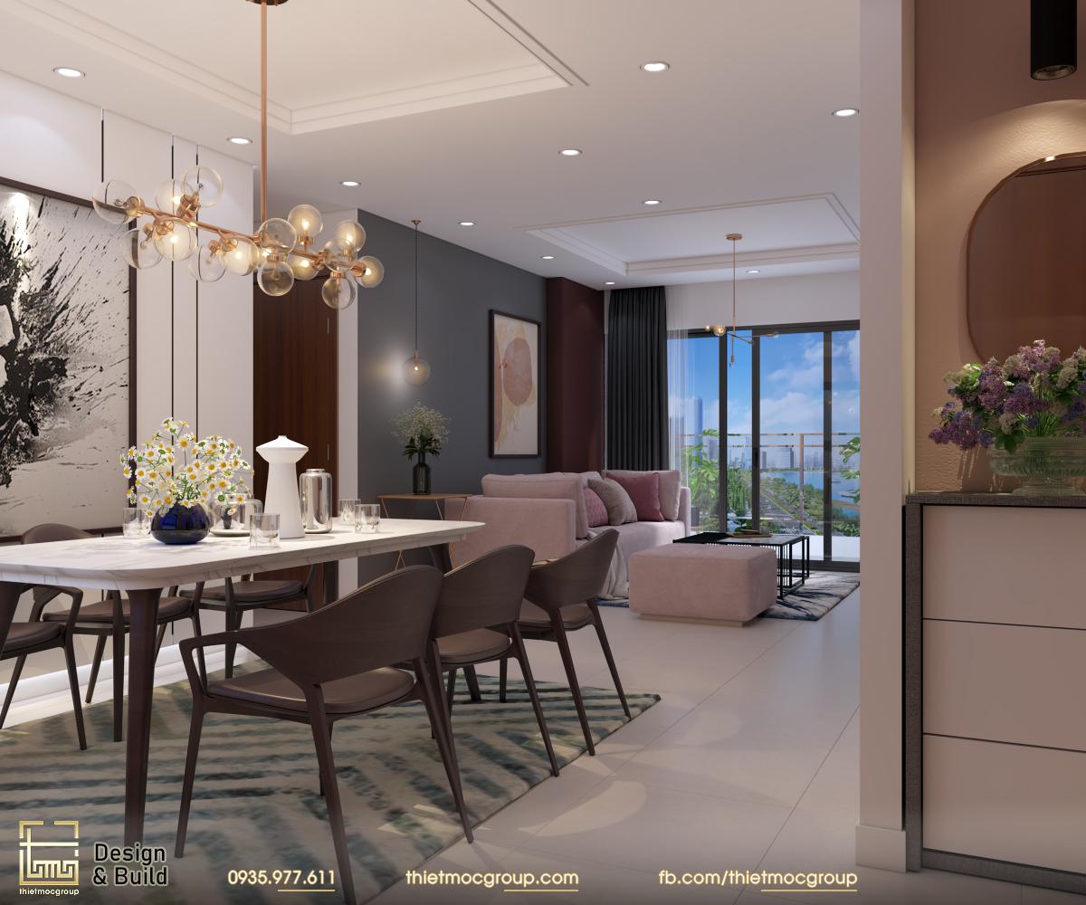 THIẾT KẾ NỘI THẤT CĂN HỘ, CHUNG CƯ 2 PHÒNG NGỦ 18 thiet ke noi that can ho chung cu 13