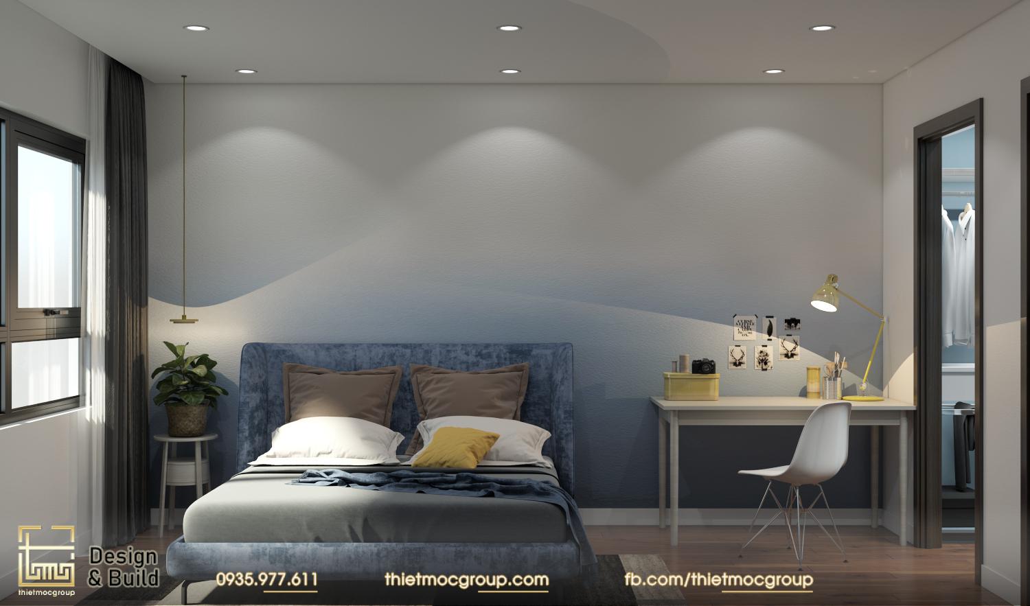 THIẾT KẾ NỘI THẤT CĂN HỘ, CHUNG CƯ 2 PHÒNG NGỦ 24 thiet ke noi that can ho chung cu 7